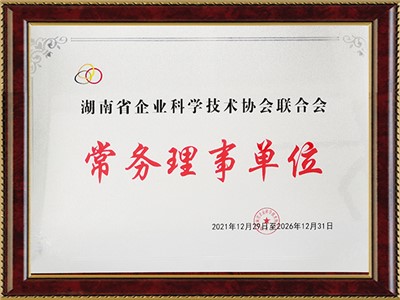 湖南省企業科學技術協會聯合會常務理事單位